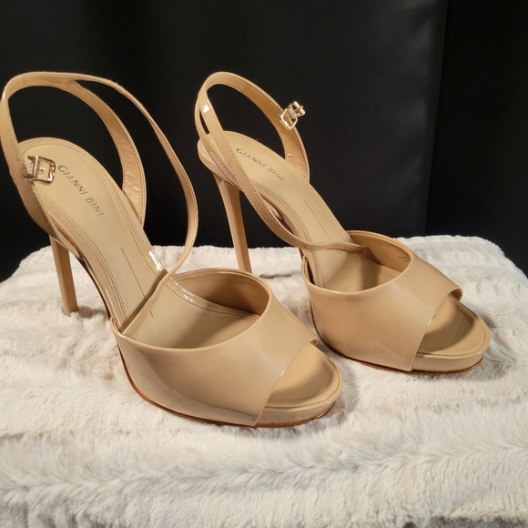 Gianni bini camwren nude patent heels - Picture 1 of 4